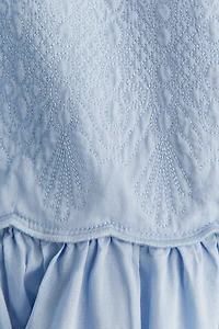 Embroidered-Detail Dress