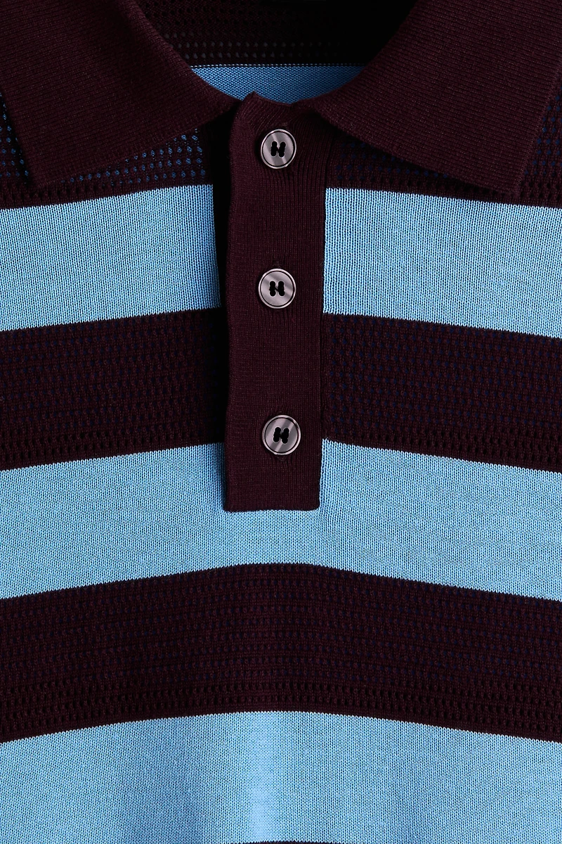 Regular-Fit Knit Polo Shirt