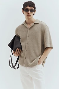 Loose Fit Ribbed Resort Shirt