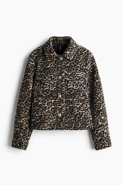 Veste à la finition brossée