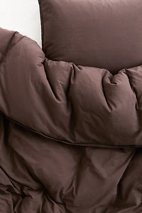 Washed Cotton Twin Duvet Cover Set