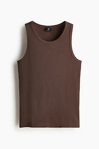 Camisole côtelée près du corps