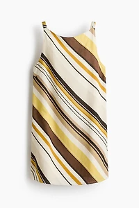 Sleeveless Linen-Blend Dress