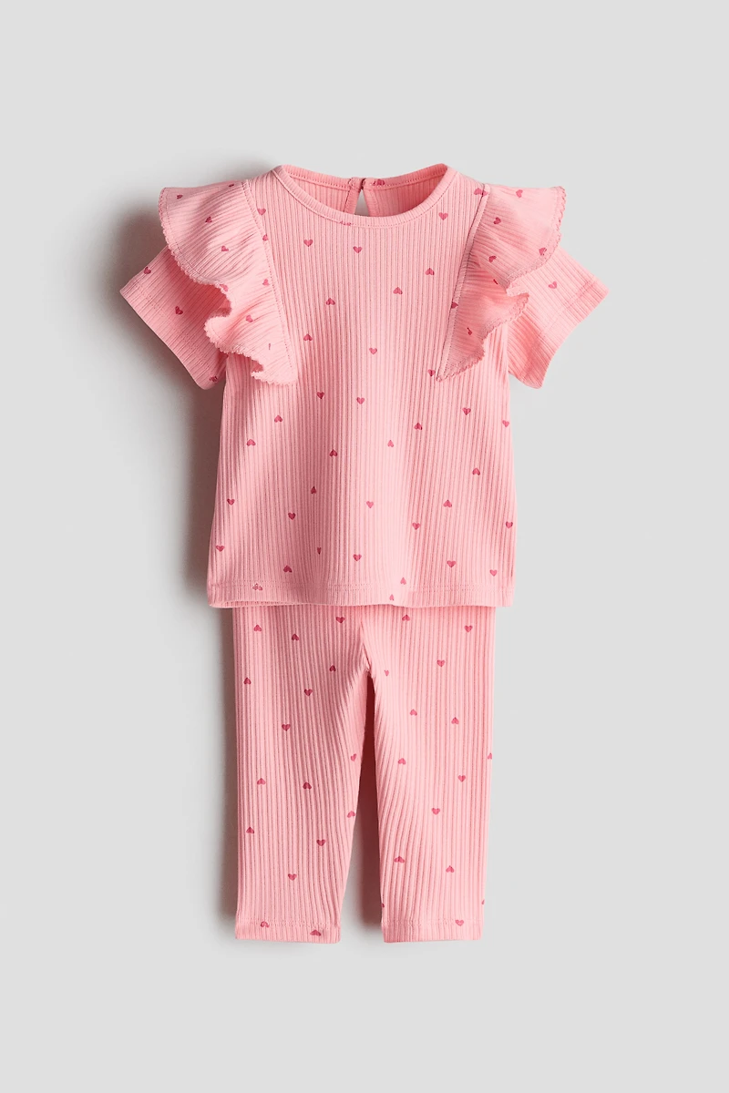 2-Piece Printed Cotton Set