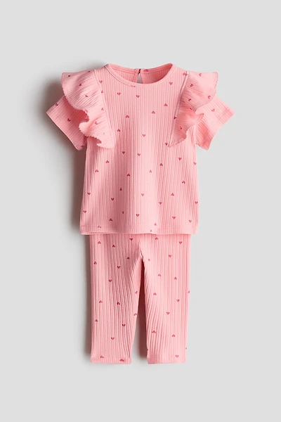 2-Piece Printed Cotton Set