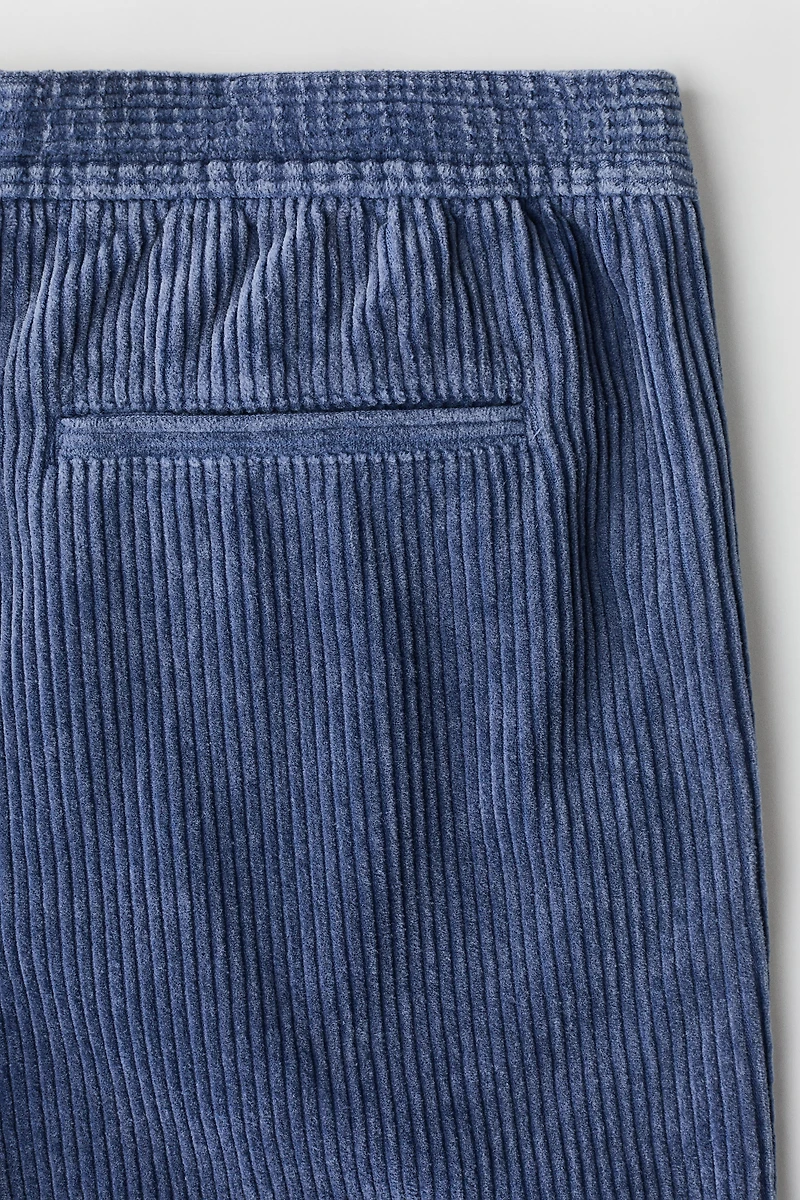 Loose-Fit Corduroy Shorts