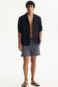 Seersucker Swim Shorts