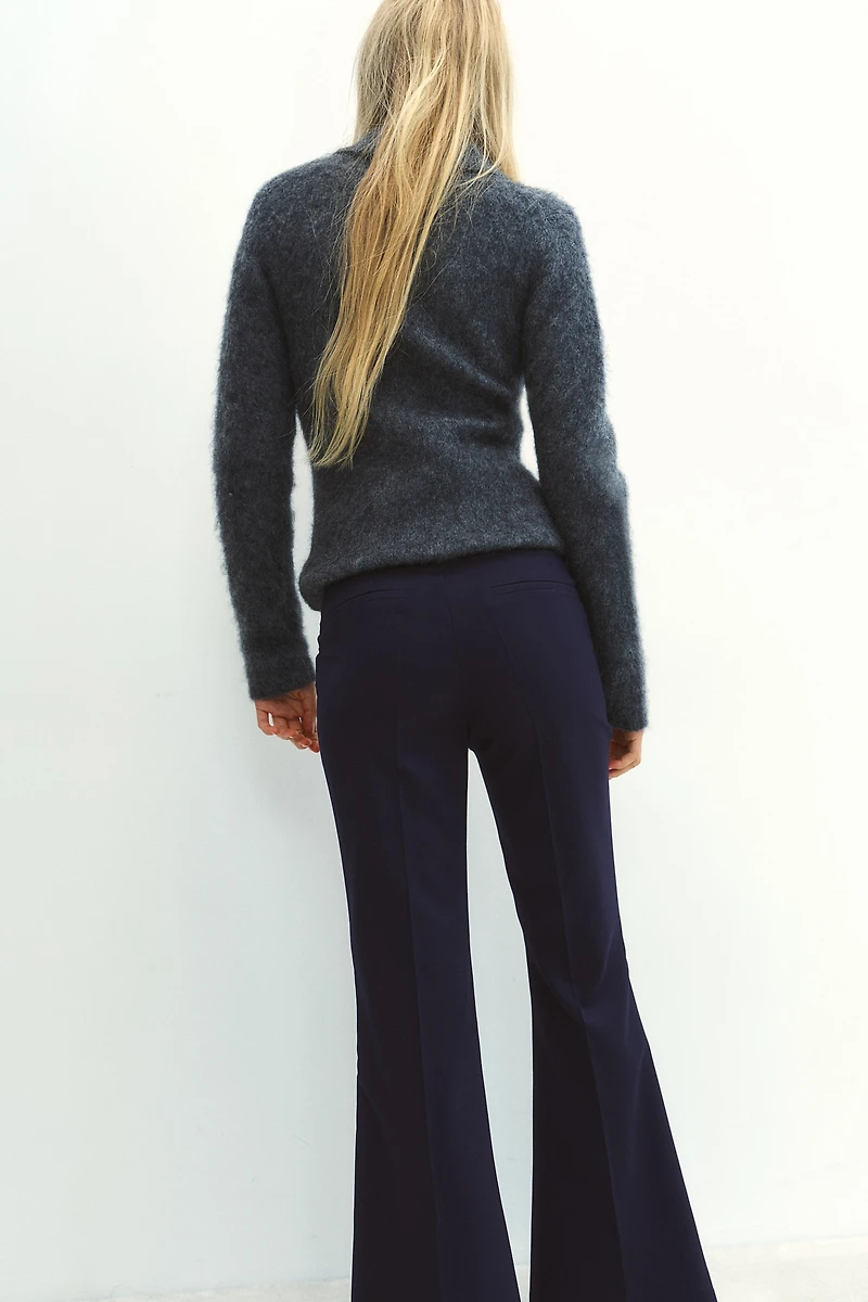 Pantalon de costume évasé