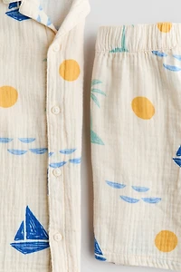 2-Piece Cotton Muslin Set