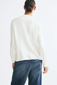Fringed Viscose Blouse