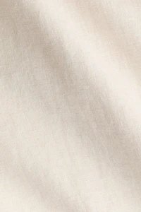 Oversized Linen-Blend Shirt