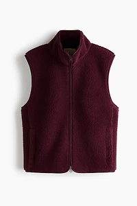 Loose-Fit Teddy Fleece Sports Vest