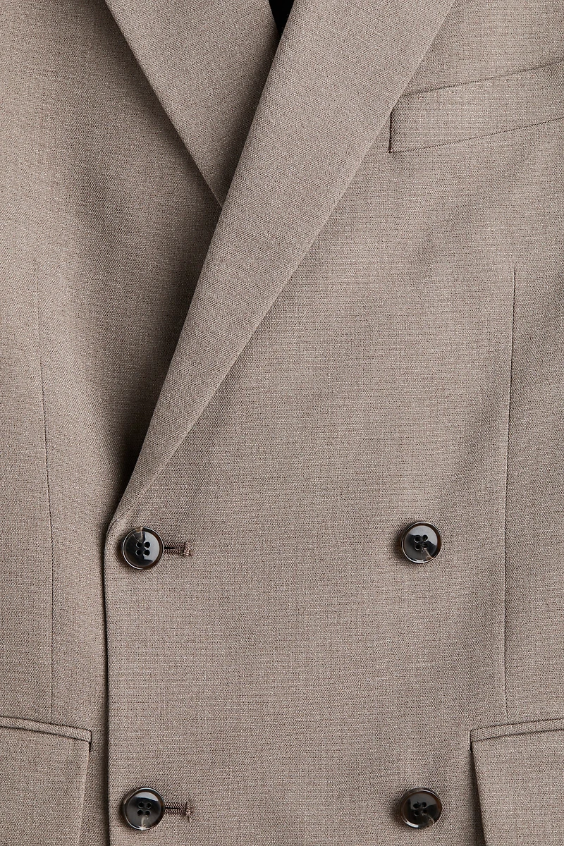 Relaxed-Fit Double-Breasted Jacket