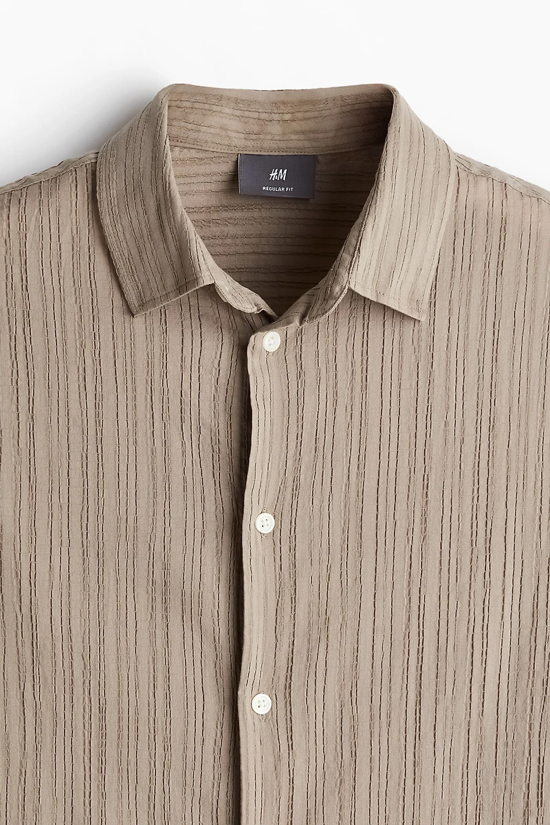 Regular Fit Textured Shirt