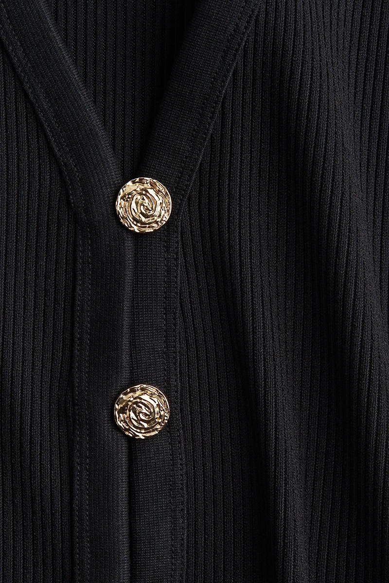 Button-Front Sweater Vest