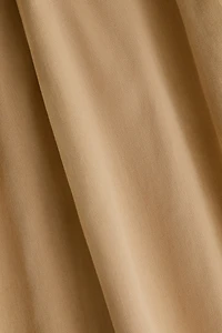 Pleated Twill Skirt