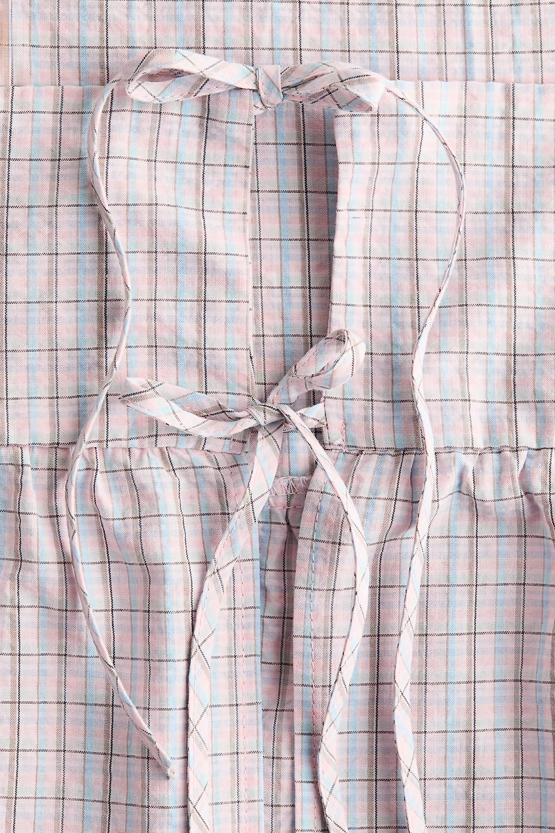 Cotton Seersucker Top