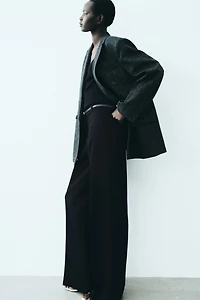 Wide-Leg Dress Pants