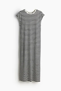 Robe midi en lin mélangé