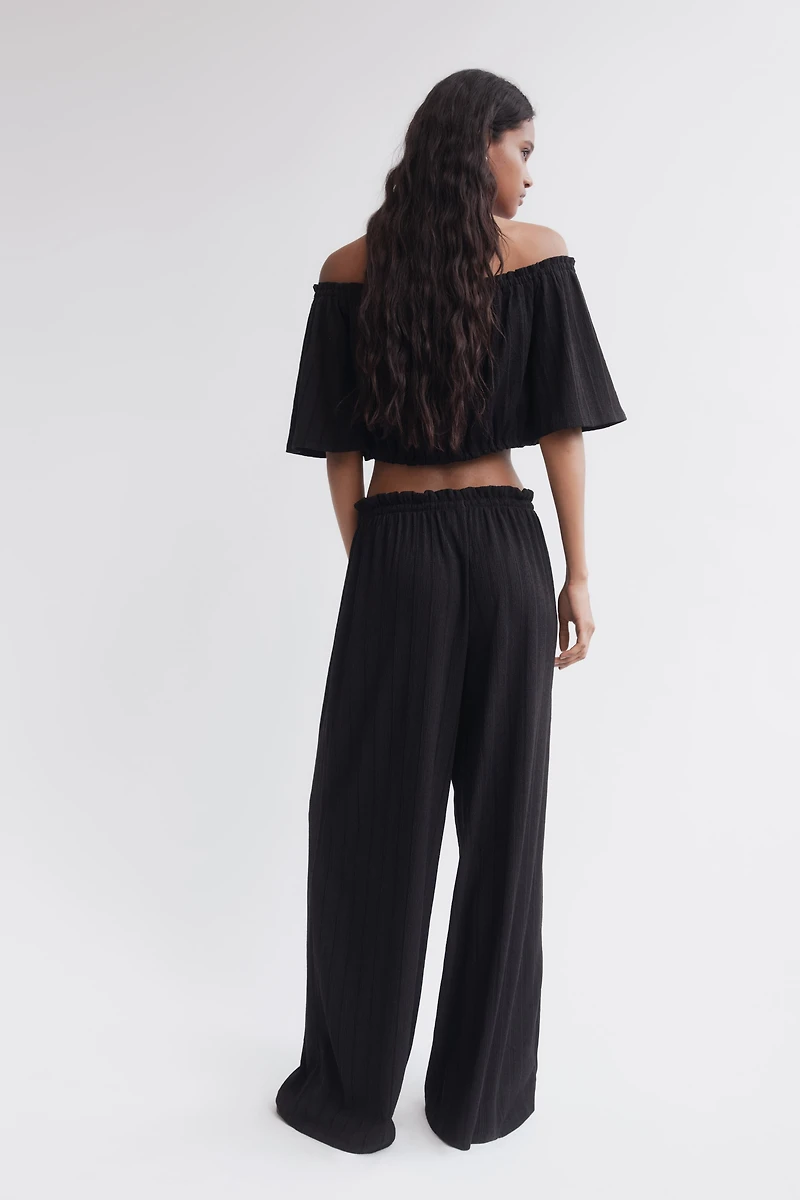 Crinkled Paper-Bag Pants