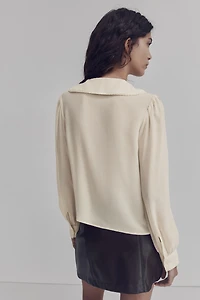 Viscose Blouse with Collar