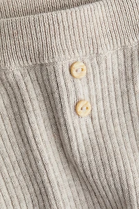 Rib-Knit Pants