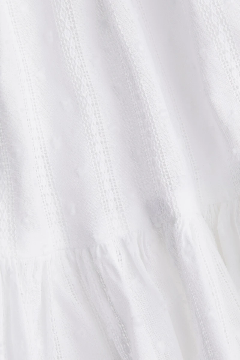 Flounced Mini Skirt