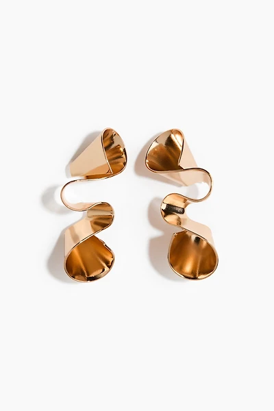 Boucles d’oreilles ondulées