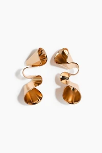 Boucles d’oreilles ondulées