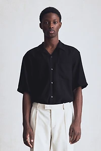 Regular-Fit Crinkled Resort Shirt