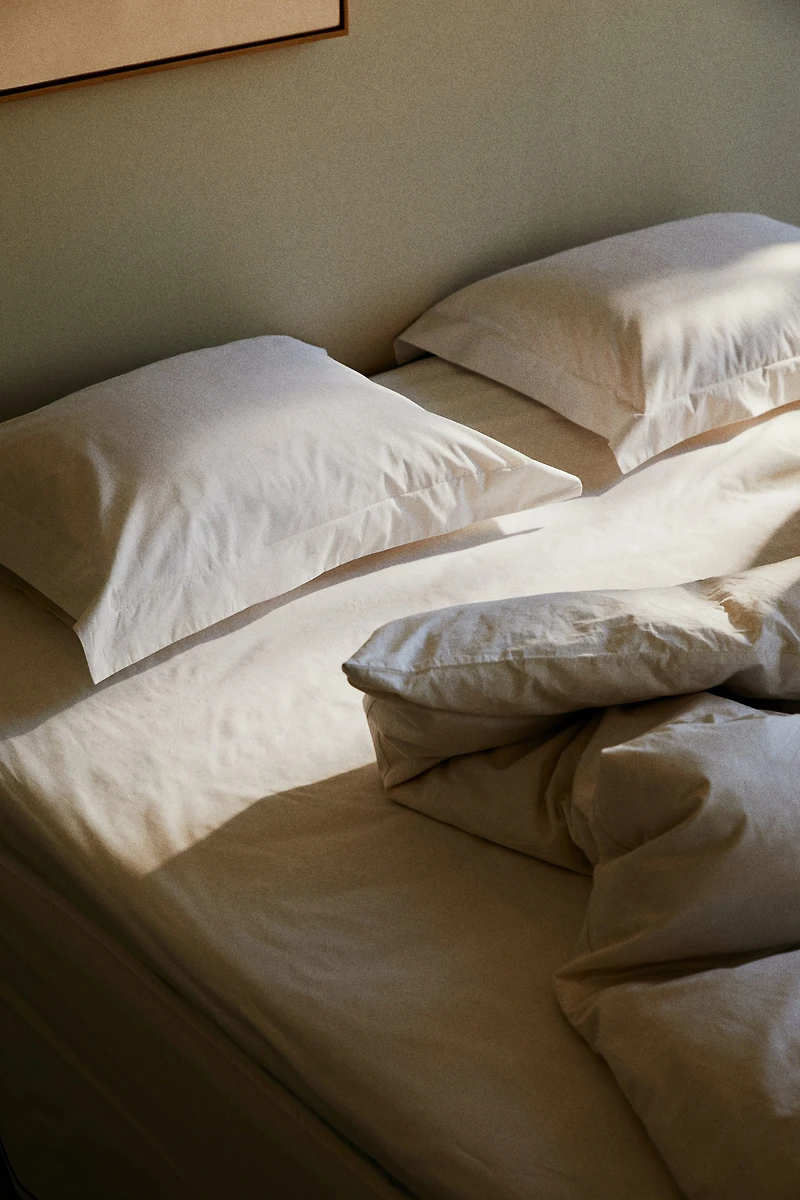 Cotton Percale Fitted Sheet