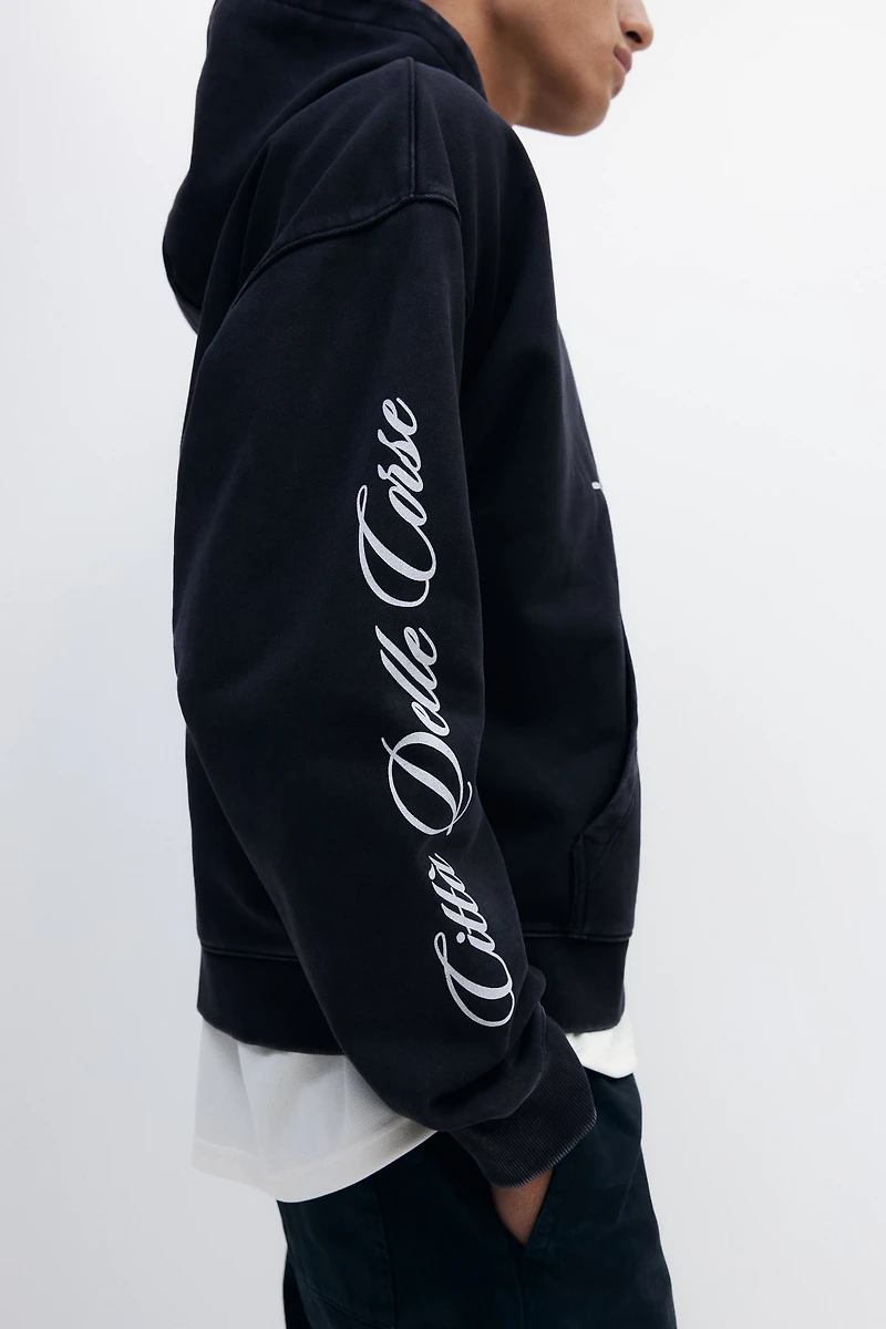 Oversized Washed Hoodie