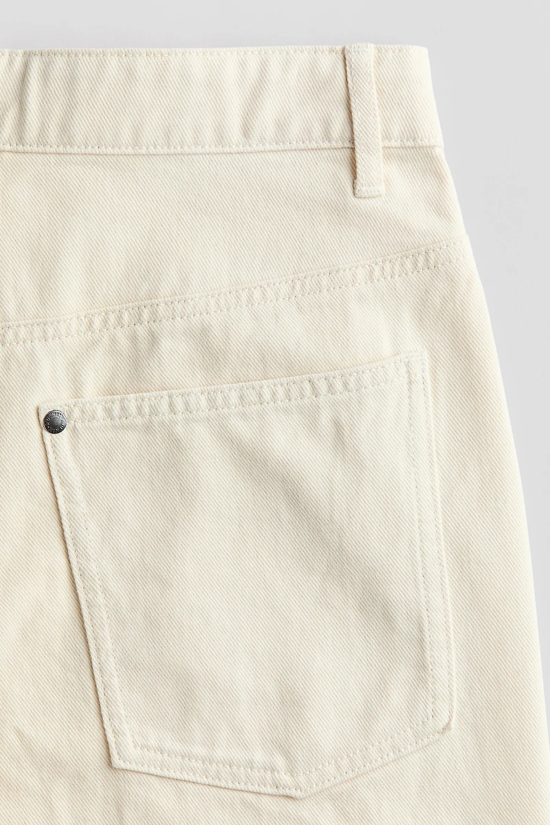 Loose-Fit Twill Shorts