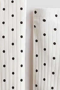2-Piece Ribbed Cotton Set