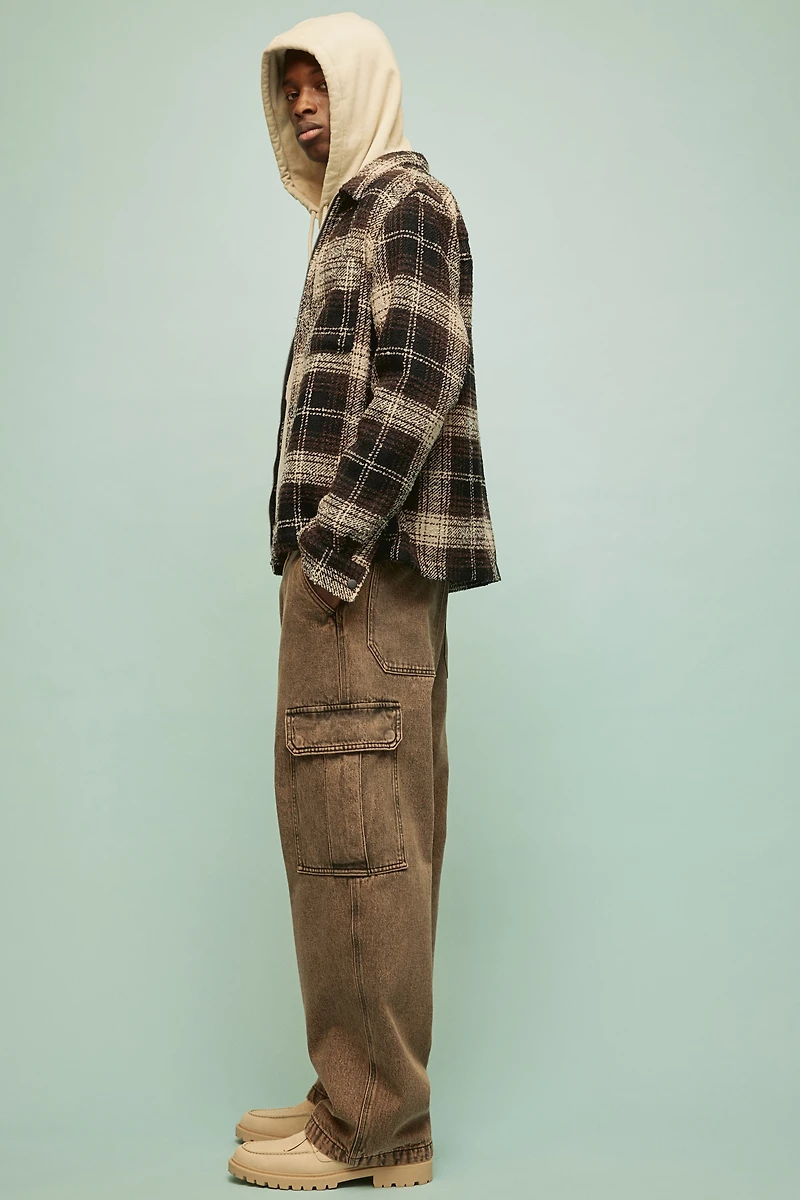 Regular Fit Overshirt with Zipper