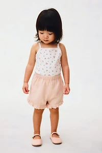 Short en mousseline de coton