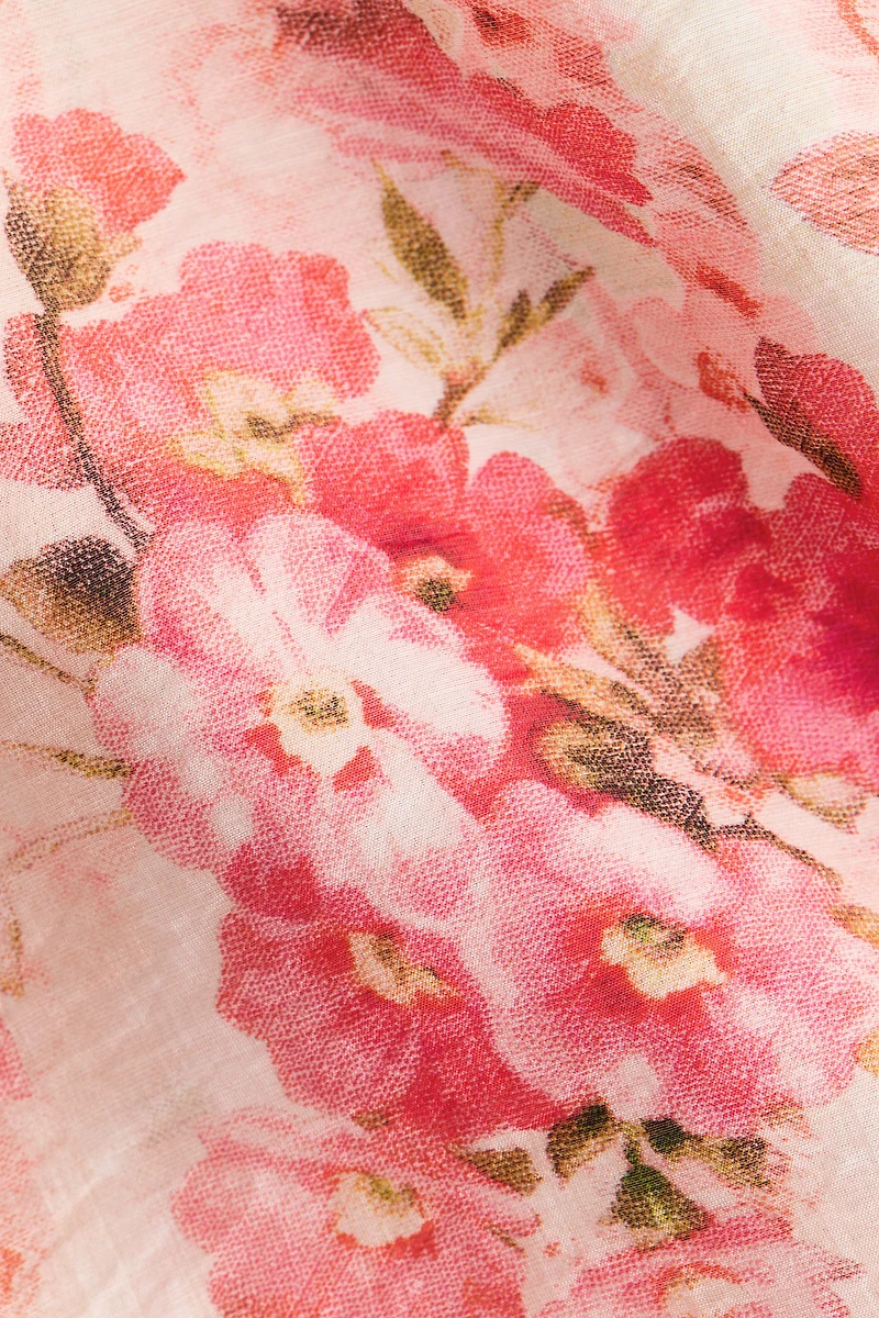 Tie-Detail Halterneck Dress