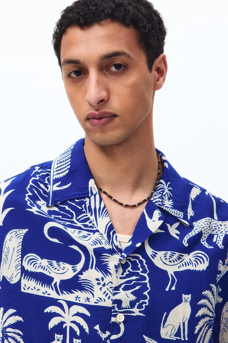 Relaxed-Fit Printed Resort Shirt