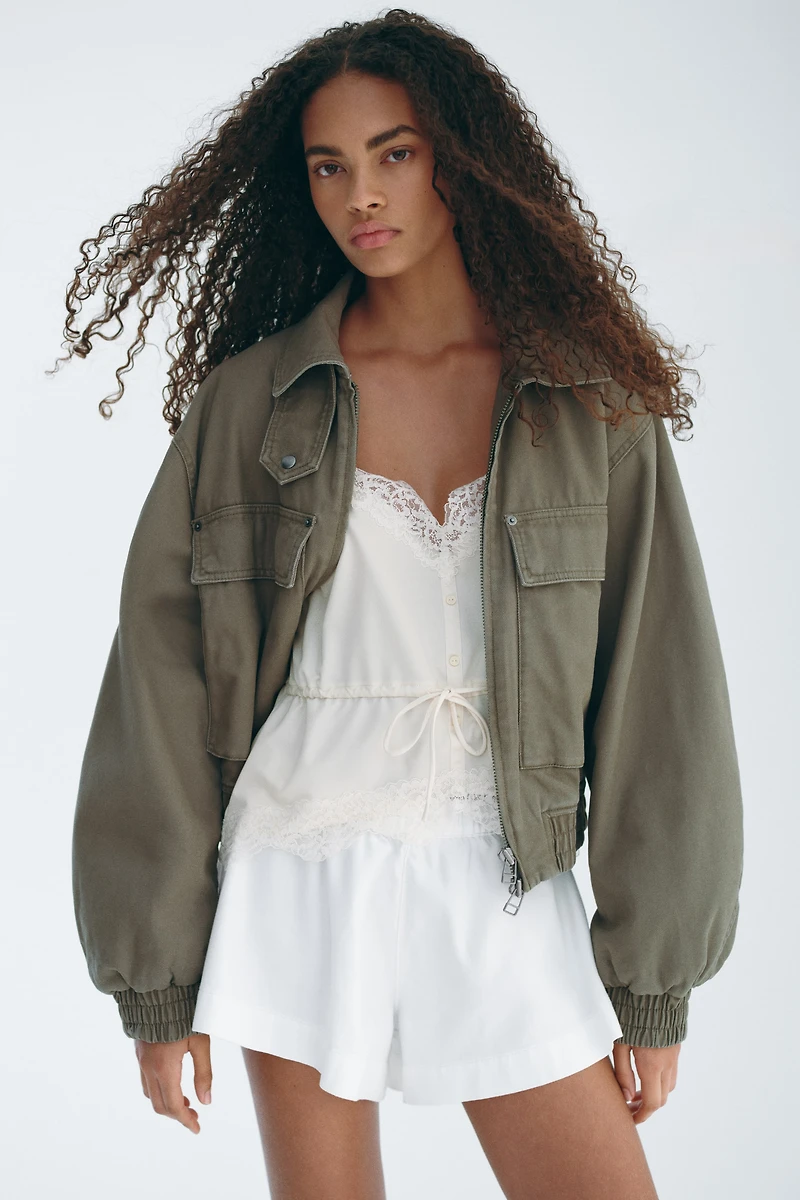 Drawstring-Detail Camisole Top