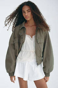 Drawstring-Detail Camisole Top