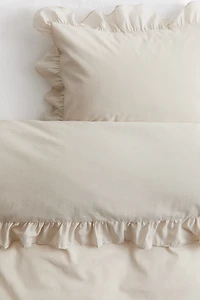 Flounced Single Duvet Cover Set