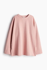 Sweatshirt with Text Motif