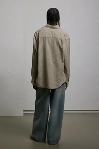 Chemise ample en flanelle