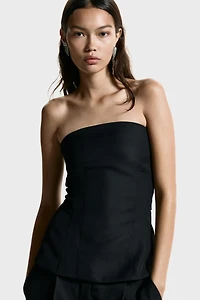 Open-Back Bandeau Top