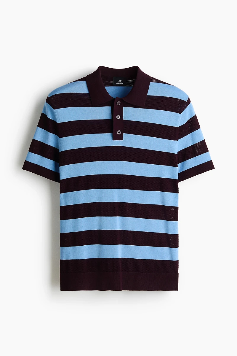 Regular-Fit Knit Polo Shirt