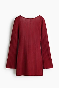 Boat-Neck Beach Dress