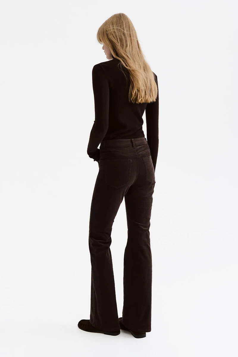 Flared Corduroy Pants