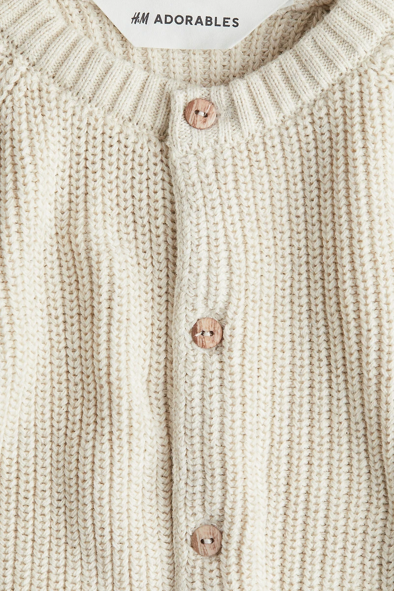 Cotton Knit Cardigan