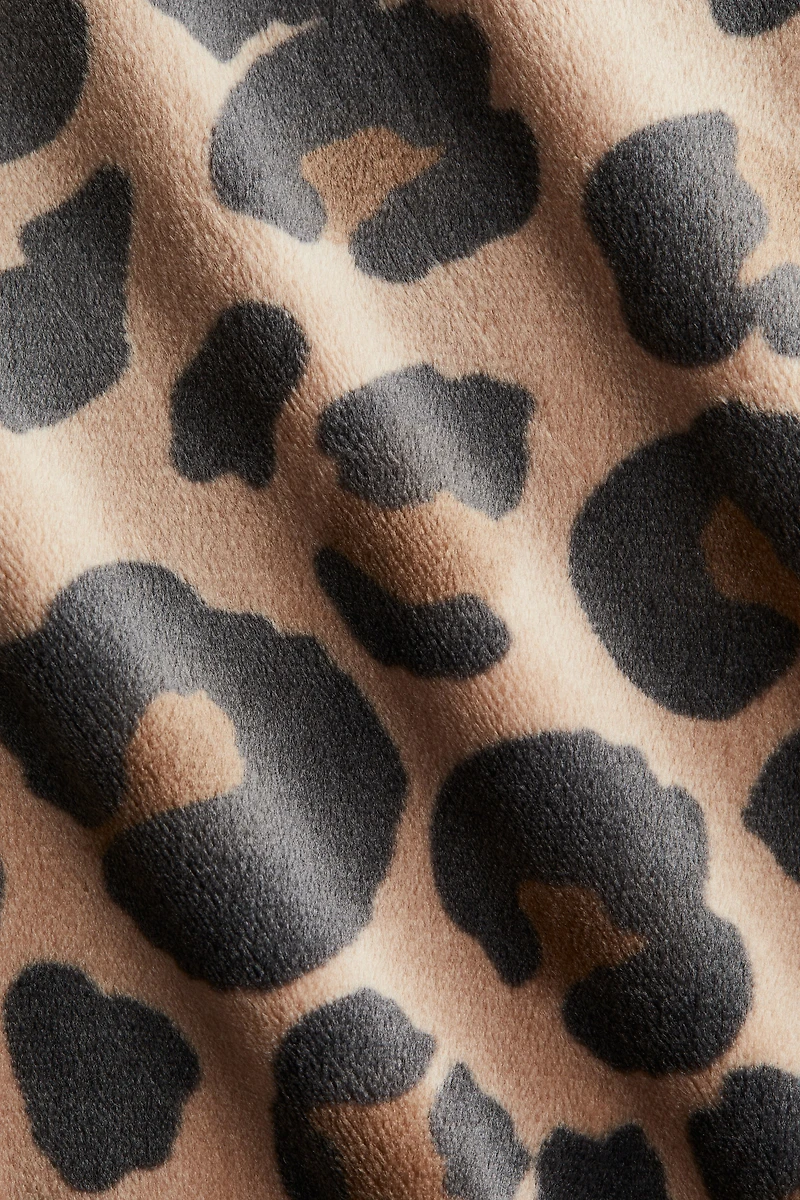 Flared velour joggers