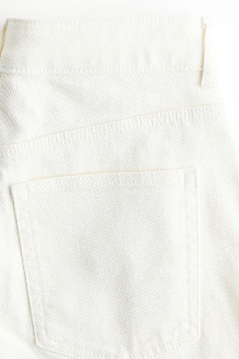 High-Waist Denim Shorts